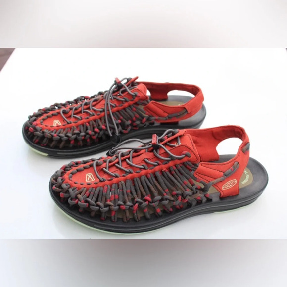 Keen Red and Black Men's Sandals - Picture 4 of 14
